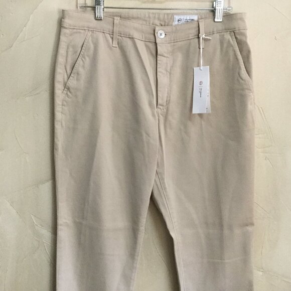 AG Adriano Goldschmied Women Size 31 Caden Trouser Pant Beige Taupe Tailored NWT - Picture 12 of 16